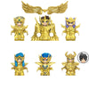 Kids Toys Anime Warrior Building Blocks Gold Warrior Mini Action Figures Athena Seiya Toys For Children‘s day Gifts