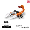 Insect Animals Figures Set Mini Building Blocks Toy Assembly 3d Constructor Micro Bricks Toy For Kids Boys 9 to 12 Year Old Gift