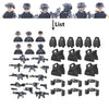 Military Special Forces MOC Building Block SWAT Ghost Commando Figures Police Soldiers Army Gun Weapons Children's Toy Gift B152