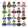 Kids 3D Family Figures Set Building Blocks City Worker Fireman Doctor Dolls Bricks Educational Toys For Children Birthday Gift