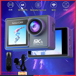 smartappliancehub.myshopify.com 5K 4K60FPS Action Camera Dual IPS Touch LCD EIS 170° DVR 30M Waterproof 5X Zoom Sport Camera With Wireless Mic & Pre Recording 5K 4K60FPS Action Camera Dual IPS Touch LCD EIS 170° DVR 30M Waterproof 5X Zoom Sport Camera With Wireless Mic & Pre Recording [product_type] SmartApplianceHub smartappliancehub.myshopify.com 