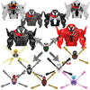 Disney Building Blocks Mini Model Figures Big Goblin Dinosaur Spiderman Venom Captain Hawk Deadpool Technic Armor City Gift Toys