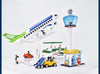 High-tech Avion Cargo Aircraft Rescue Plane Airport Airbus Airplane Model Building Blocks Figures City Brinquedos Creative Toys