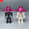 Single Sale MOC Bricks Halloween Luminous Ghost Skeleton Assembly Action Figure Educational Building Blocks Children Toys Gifts