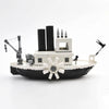 Black And White Steamboat 21317 Building Blocks Kit Moc Bricks Children Toys For Boys Christmas Gifts For Adult Home Decoration