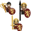 Military Building Blocks Medieval Anime Science Fiction Solider Figures Gifts Weapons Knight Legion Shields Helmet Mini Bricks