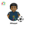 Kids Toys Football Stars Building Blocks Sport Player Bailey Messi Ronaldo Mini Action Figures Toys For Kids Christmas Gifts