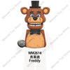 FNAF WM6170 KF6160 WM6097 48Pcs Game Figure Toy Figurine Nightmare Chica Bonnie Foxy Golden Bonnie Bear Figures Assembly Bonnie