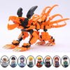 Classic Cartoon Naruto Anime Movie Mini Ninja Figures Uzumaki Kurama Nine Tailed Fox Building Blocks Kit Model Kid Toys Gift