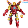 Superheroes Avengers Iron Man Hulkbuster Steel Mecha Action Figures Building Blocks Classic Movie Model Bricks Toys For Kid Gift