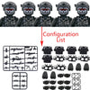 Military Special Forces MOC Building Block SWAT Ghost Commando Figures Police Soldiers Army Gun Weapons Children's Toy Gift B152