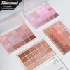 20-Color Warm Eyeshadow Palette – Romantic Smoky & Rose Tones, Matte & Glitter, High-Pigment, Smudge-Proof, Beauty Makeup