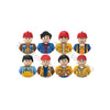 Mini City Action Figures Building Block Girl Driver Teacher Waiter Police Pirate Captain Different Characters Bricks MOC Toys