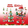 24Years Christmas building block toy blind box set Xmas Advent Calendar Bricks DIY Educational Toys Kit Gift For Kids Adults