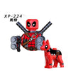 Disney Building Blocks Mini Model Figures Big Goblin Spiderman Iron Man Venom Captain Hawk Deadpool Technic Armor City Gift Toys