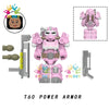 Kids Toys T60 Power Armor Building Blocks MOC Iron Armor Soldiers Mini Action Figures Toys For Kids Birthdays Gifts