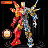 Superheroes Avengers Iron Man Hulkbuster Steel Mecha Action Figures Building Blocks Classic Movie Model Bricks Toys For Kid Gift