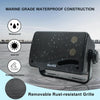 Herdio 3.5‘’ 2PCS Passive Outdoor Speakers Wired Waterproof 200W 3 Way Premium Mountable Wall Mount Speakers With Superior Sound