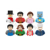 Mini City Action Figures Building Block Girl Driver Teacher Waiter Police Pirate Captain Different Characters Bricks MOC Toys