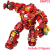 Superheroes Avengers Iron Man Hulkbuster Steel Mecha Action Figures Building Blocks Classic Movie Model Bricks Toys For Kid Gift