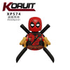 New Deadpool GH0590-0603 Blocks Bricks Colossus For Toys Gifts New Mini Action Figures Children Building Blocks For Party Gifts