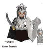 TV6410 MOC Medieval Knight Soldier Bricks Warrior Orc Armor Helmet Shield Mini Action Figures Building Blocks Kids Toys