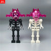 Single Sale MOC Bricks Halloween Luminous Ghost Skeleton Assembly Action Figure Educational Building Blocks Children Toys Gifts