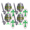 Military Building Blocks Medieval Solider Figures Knights of Jerusalem Crusades The War of Roses Legion War-horse Weapons Shield