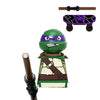 Ninja Turtle Movie Mini Action Figures Bricks Leo Raph Don Weapons Assemble Building Blocks MOC DIY Toys for Children