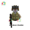 Kids Toys Halloween Zombies Building Blocks Line Infantry Judge Soldiers Mini Action Figures Toys For Kids Christmas Gifts