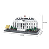 803PCS The White House Of Washington Building Blocks World Famous Architecture Bricks City Street View Toys Gifts For Kids