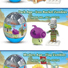 Plants Vs. Zombies Capsule Toys Assembled Building Blocks Puzzle Peashooter Anime Figure Dolls Model Gift For Children