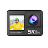 Action Camera 5K 4K60FPS EIS Wi-Fi Dual Screen 170D 2.0 Inch Touch Screen 30M Waterproof Sport Camera With Remote Control