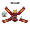 XH1320-1327 Bricks Hawkeye For Toys Gifts Wanda Mini Action Figures Thor Vision Children Building Blocks For Party Gifts