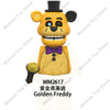 FNAF WM6170 KF6160 WM6097 48Pcs Game Figure Toy Figurine Nightmare Chica Bonnie Foxy Golden Bonnie Bear Figures Assembly Bonnie