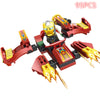 Transformation Robot Disney Building Blocks Mini Model Figures Spiderman Iron Man Venom Captain Hawk Deadpool Technic Gifts Toys