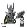 TV6410 MOC Medieval Knight Soldier Bricks Warrior Orc Armor Helmet Shield Mini Action Figures Building Blocks Kids Toys