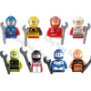 Mini City Action Figures Building Block Girl Driver Teacher Waiter Police Pirate Captain Different Characters Bricks MOC Toys