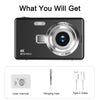 32G 4K HD 1080P Digital Camera 50MP Portable Vlogging Camera 16XZoom Camcorder Camera Children Camera Video Camera For Kid Adult