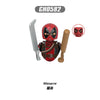 New Deadpool GH0590-0603 Blocks Bricks Colossus For Toys Gifts New Mini Action Figures Children Building Blocks For Party Gifts