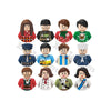 Mini City Action Figures Building Block Girl Driver Teacher Waiter Police Pirate Captain Different Characters Bricks MOC Toys