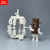 Single Sale MOC Bricks Halloween Luminous Ghost Skeleton Assembly Action Figure Educational Building Blocks Children Toys Gifts