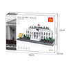 803PCS The White House Of Washington Building Blocks World Famous Architecture Bricks City Street View Toys Gifts For Kids