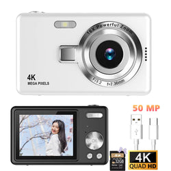 32G 4K HD 1080P Digital Camera 50MP Portable Vlogging Camera 16XZoom Camcorder Camera Children Camera Video Camera For Kid Adult