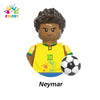 Kids Toys Football Stars Building Blocks Sport Player Bailey Messi Ronaldo Mini Action Figures Toys For Kids Christmas Gifts