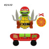 Ninja Turtle Movie Mini Action Figures Bricks Leo Raph Don Weapons Assemble Building Blocks MOC DIY Toys for Children