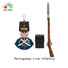 Kids Toys Napoleonic Wars Military Soldiers Building Blocks Imperial Navy Figures British Fusilier Toys For Kids Christmas Gifts