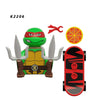 Ninja Turtle Movie Mini Action Figures Bricks Leo Raph Don Weapons Assemble Building Blocks MOC DIY Toys for Children