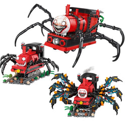 Choo-Chooed Charles MOC Building Blocks Horrors Game Spider Train Animal Figures Monster Bricks Toys For Kids Birthday Gifts