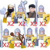 Military Building Blocks Medieval Anime Science Fiction Solider Figures Gifts Weapons Knight Legion Shields Helmet Mini Bricks